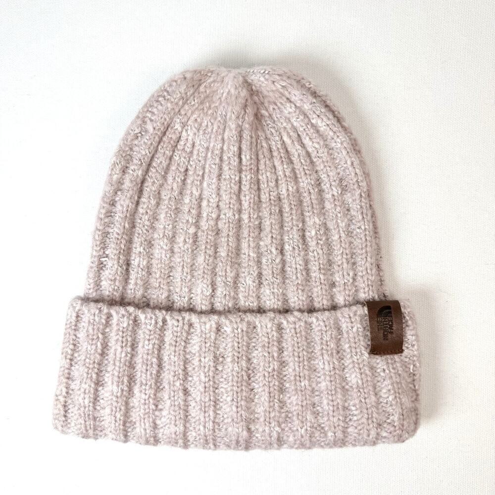 The North Face Salty Dog Cuffed Knit Beanie Cap Hat Rose One Size Unisex